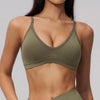 SPARK Seamless Ribbed 3-Way Convertible Yoga Sports Bra ZC3597