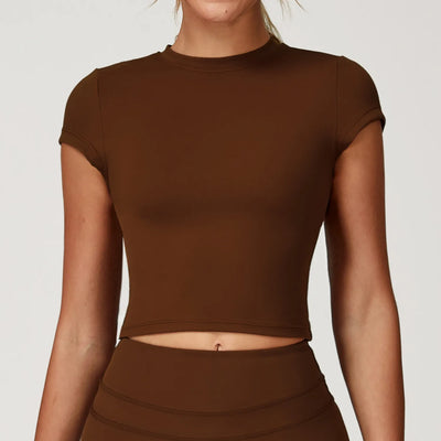 SPARK Yoga Basic Short Sleeve Top ZC8863