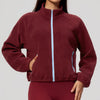 SPARK Women's Plush Fleece Zip-Up Jacket ZC5585
