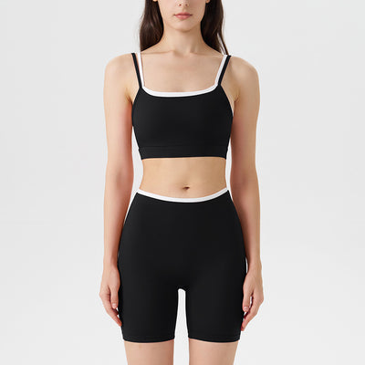 SPARK New Contrast Yoga Two Piece Set QY6568