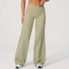 SPARK Women's Folded Waist Yoga Wide Leg Pants ZC5529