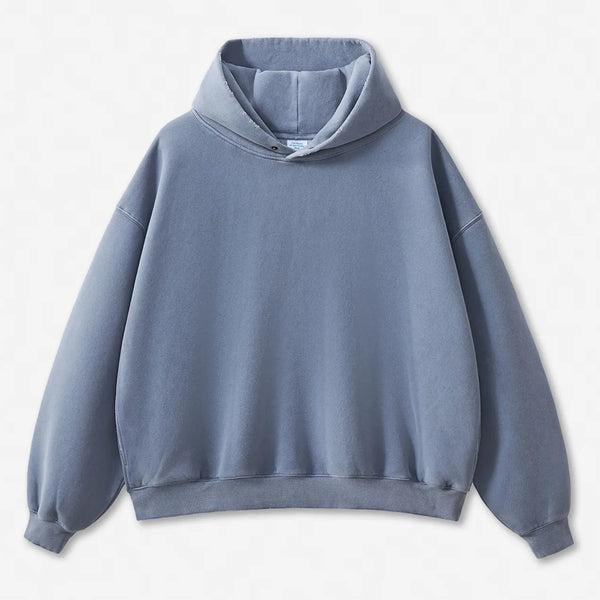 SPARK Unisex Washed-Style Plush-Lined Sweatshirt Set PL8305