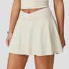 SPARK Criss-Cross V-Waist Outdoor Sports Yoga Tennis Skirt HQ777