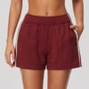 SPARK Women’s Color Block Thick Athletic Shorts | Low-Rise Slimming Workout & Casual Shorts ZC3005