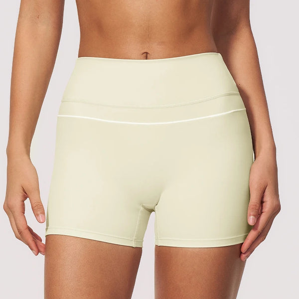 SPARK 2026 New Women's Color-Block High-Waisted Athletic Shorts ZC9615