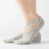 SPARK Non-Slip Yoga Socks with Cross Straps & Terry Cushioning YL032
