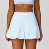 SPARK Hollow Back Tank Top Bud Tennis Skirts Set ZC9305