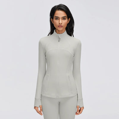 SPARK Women's Slim-Fit Zip-Up Yoga Jacket DQ26110