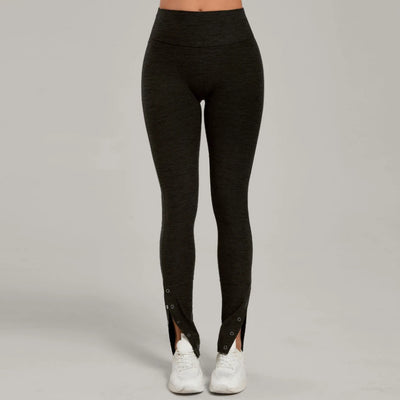 SPARK High Waist Slightly Flared Casual Athletic Pants QS29082