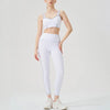 SPARK Contrast Color Line 2 Piece Yoga Suit QY4037