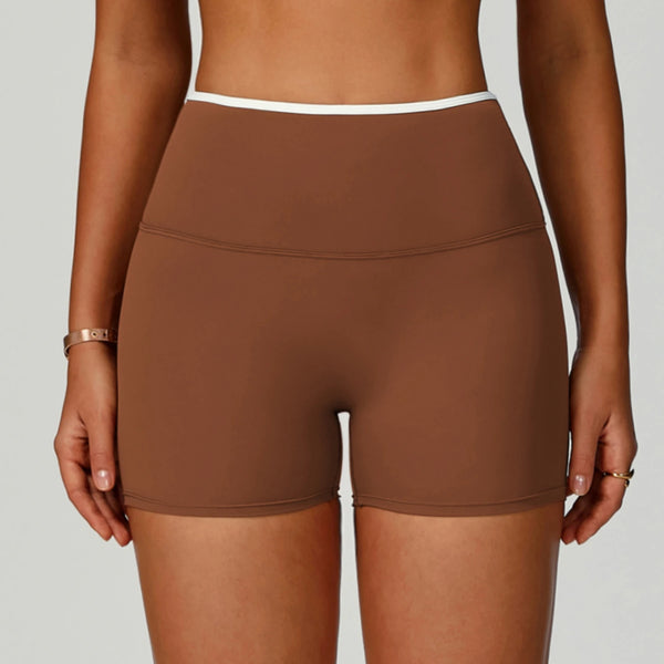 SPARK Women's Nude Feel High Waist Yoga Shorts ZC9238