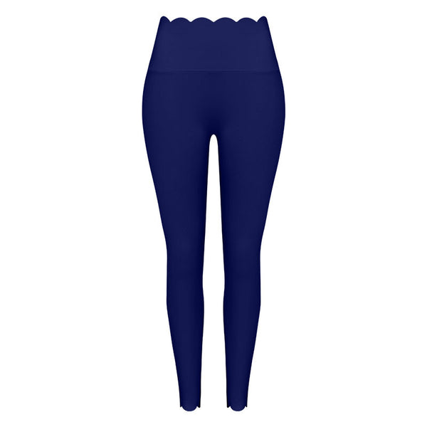 SPARK Women's New Lace Waist Tummy Control Yoga Leggings FNK20240901