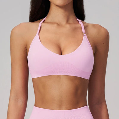 SPARK Seamless Quick-drying Halter Yoga Fitness Bra ZC2557