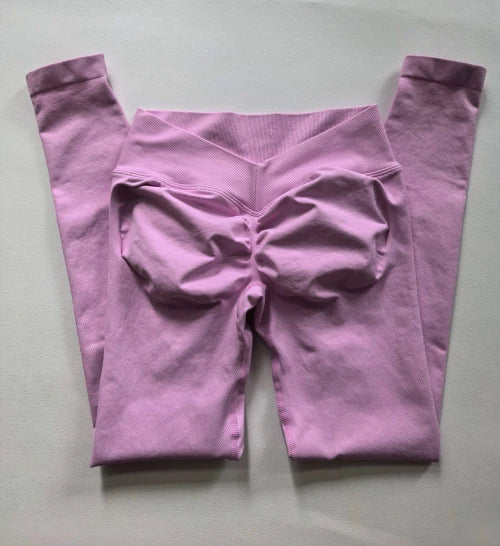 SPARK Seamless V Back Waist Butt Lifting Workout Leggings OD5588