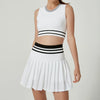 SPARK Athletic Tank Tennis Pleated Skirt Set ZJ223