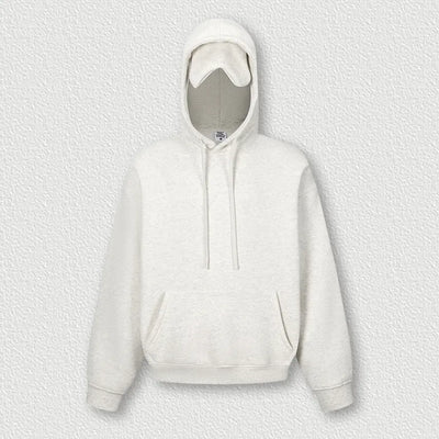 SPARK Men's Solid Color Hooded Sweatshirt with Eye Mask TH2692