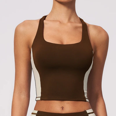 SPARK Color Block Yoga Quick Dry Tank Top ZC2567