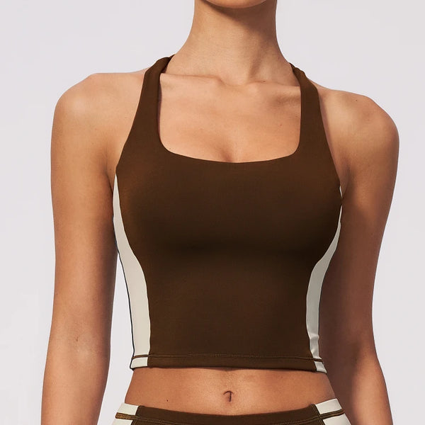 SPARK Color Block Yoga Quick Dry Tank Top ZC2567