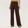 SPARK Women's Irregular Button Waist Wide Leg Pants DS126128