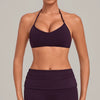 SPARK Women's Halter Neck Sports Bra with Built-In Pads TF8402