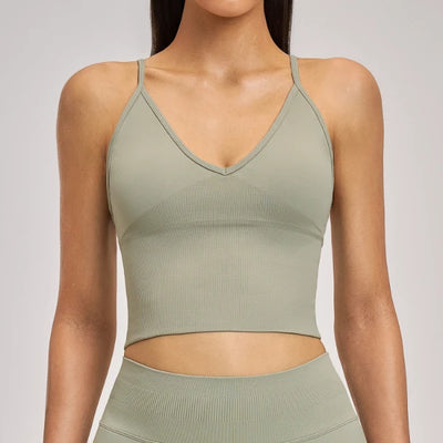 SPARK Women‘s Seamless Shockproof Yoga Tank Top ZC5518