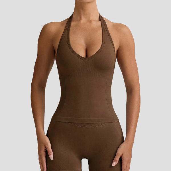 SPARK Seamless Halter Yoga Fitness Tank Top HQ1314