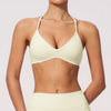 SPARK Women's Color-Block V-neck Halter Yoga Bra ZC9615
