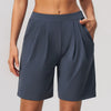 SPARK Fashion Women's Loose-fitting Quick-dry Yoga Shorts ZC8793