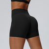 SPARK Women's High-waisted Tight Hip-lifting Yoga Shorts YEL62426