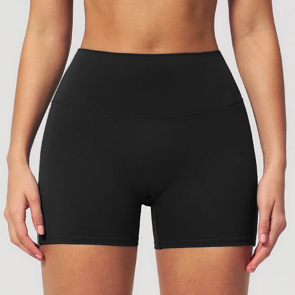 SPARK Contrast Color High Waist Yoga Shorts ZC2036