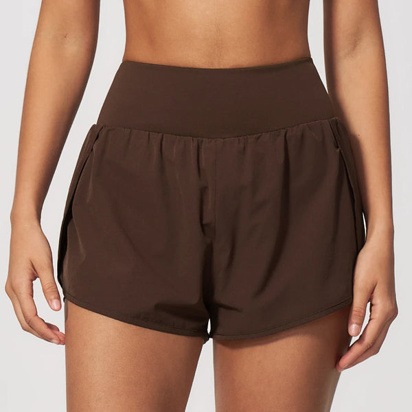 SPARK Women's New Running Yoga Fitness Shorts with Pockets ZC2136
