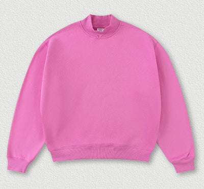 SPARK Half Turtleneck Loose Unisex Sweatshirt TH25810