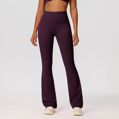 SPARK Women's High-Waist Butt-Lifting Yoga Flared Pants YEL52338