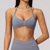 SPARK Women's Seamless Halter Push-up Yoga Sports Bra ZC4535