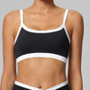SPARK Women's Naked-Feel Contrast Color Yoga Bra CT2190