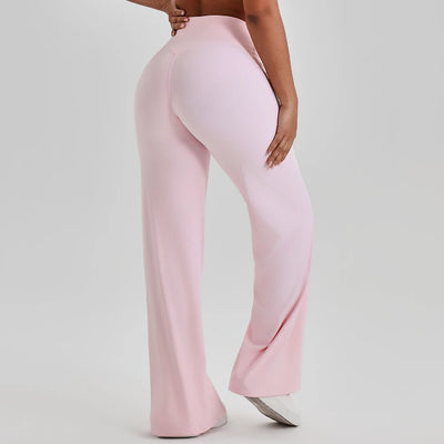 SPARK Women's Naked Feel Wide Leg Yoga Pants LQ2005