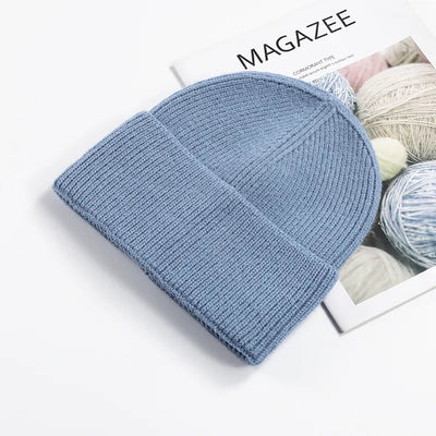 SPARK Unisex Thick Knit Beanie | Warm Winter Cuffed Hat with Ear Coverage