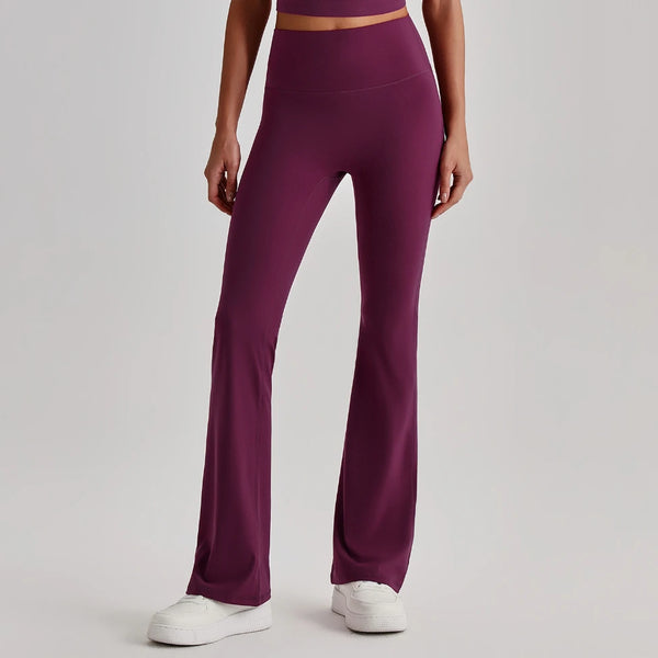SPARK Naked-Feel High-Waisted Flared Yoga Pants LQ4069