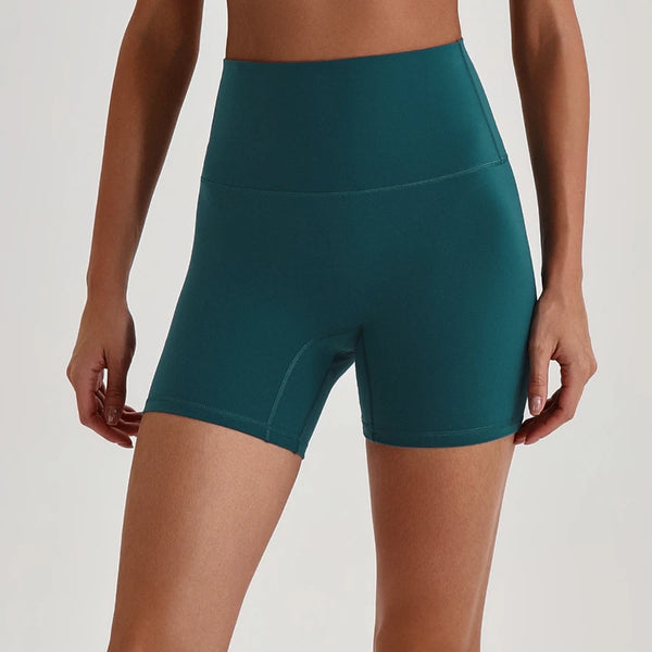 SPARK Women’s Naked-Feel High-Waisted Athletic Cycling Fitness Shorts LQ4073