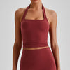SPARK Women's Naked-Feel Halter Backless Yoga Tank Top LQ4150