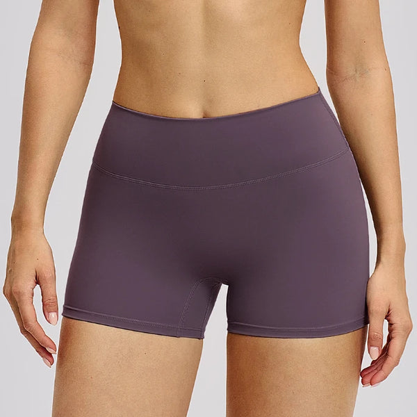 SPARK Simple High Waist Tummy Control Yoga Shorts ZC8519