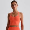 SPARK V Neck Yoga Crop Tank Tops LQ8021