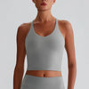 SPARK Yoga Crop Top with Sexy Cross Back LQ8028