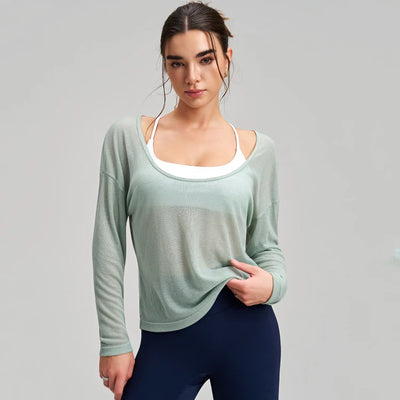 SPARK Women's Breathable Athletic Fitness Smock RQ7417