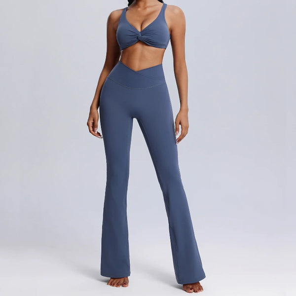 SPARK Women's Sexy Twisted Shockproof Yoga Bra FYD224