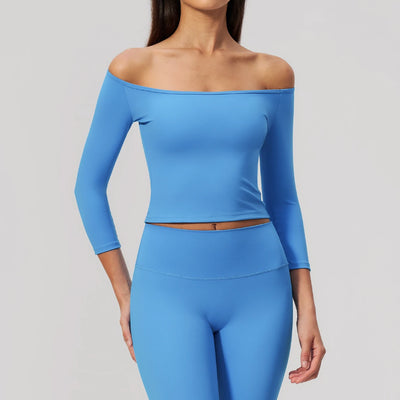 SPARK Women's Quick Dry Half-Sleeve Yoga Fitness Top ZC5529