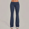 SPARK Women’s Fold-Over Waist Butt-Lifting Yoga Flare Pants TF2257