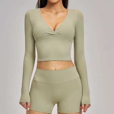 SPARK Women's Versatile Fitness Pilates Yoga Long-Sleeve ZC4520
