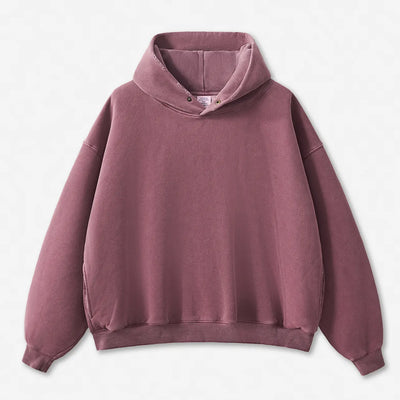 SPARK Unisex Washed-Style Plush-Lined Sweatshirt Set PL8305