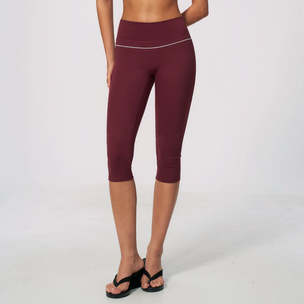 SPARK New Color-block Tummy Control Yoga Capri ZC9615